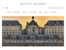 Tablet Screenshot of frenchaffaires.com